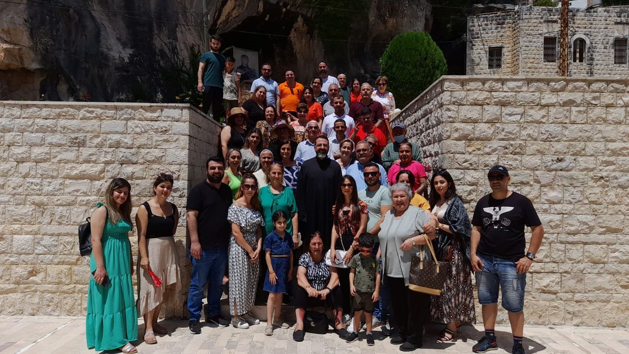 رحلة حج الى الاماكن المقدسة في شمال لبنان