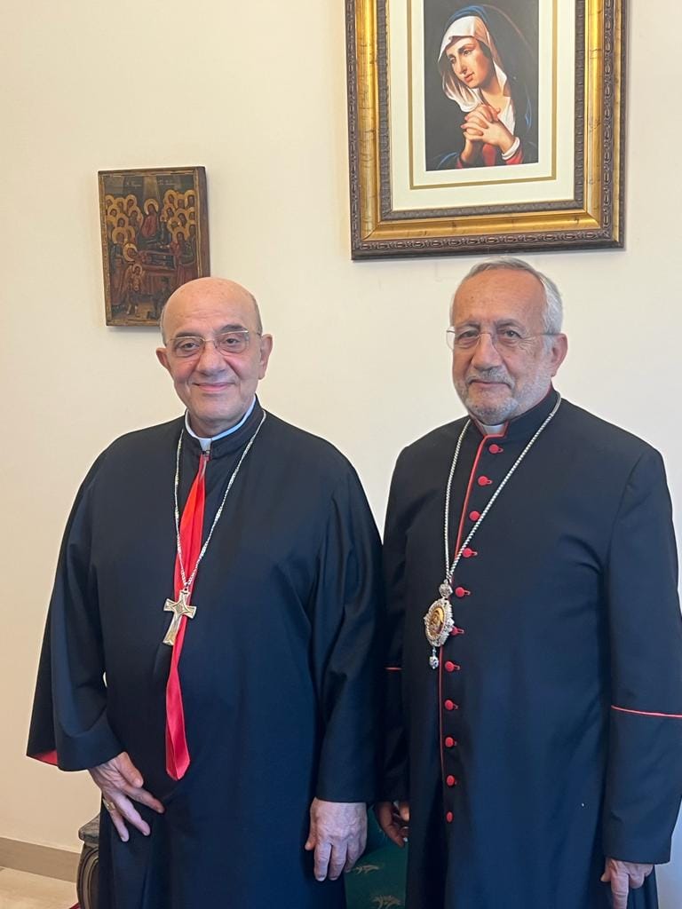 المطران قصارجي في زيارة المقر البطريركي للأرمن الكاثوليك